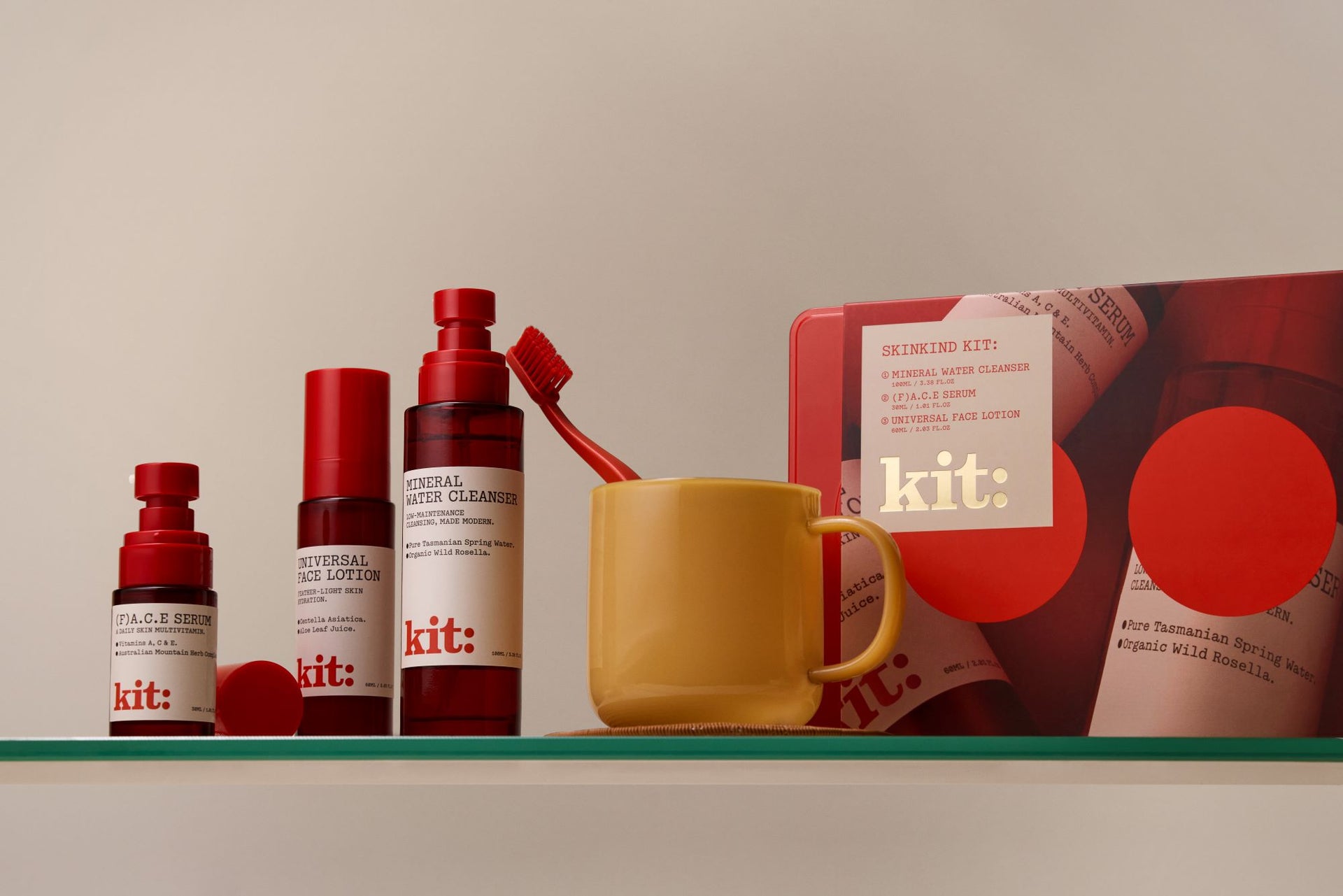 kit: | Modern formulas for all skinkind